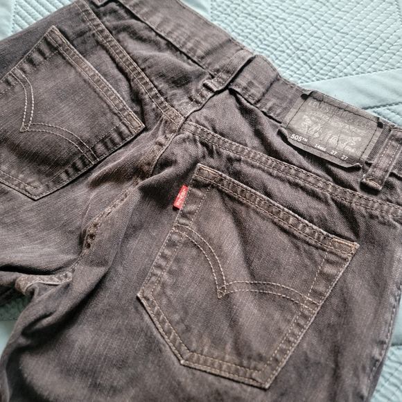 🔥5 FOR $25🔥Boy's size 14Reg 27"×27" Levi's 505 Charcoal Grey - Picture 7 of 8